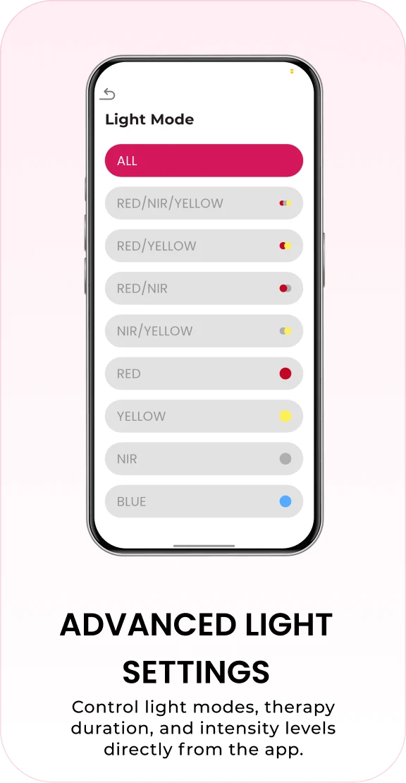 Vital app screen showing wellness metrics over time