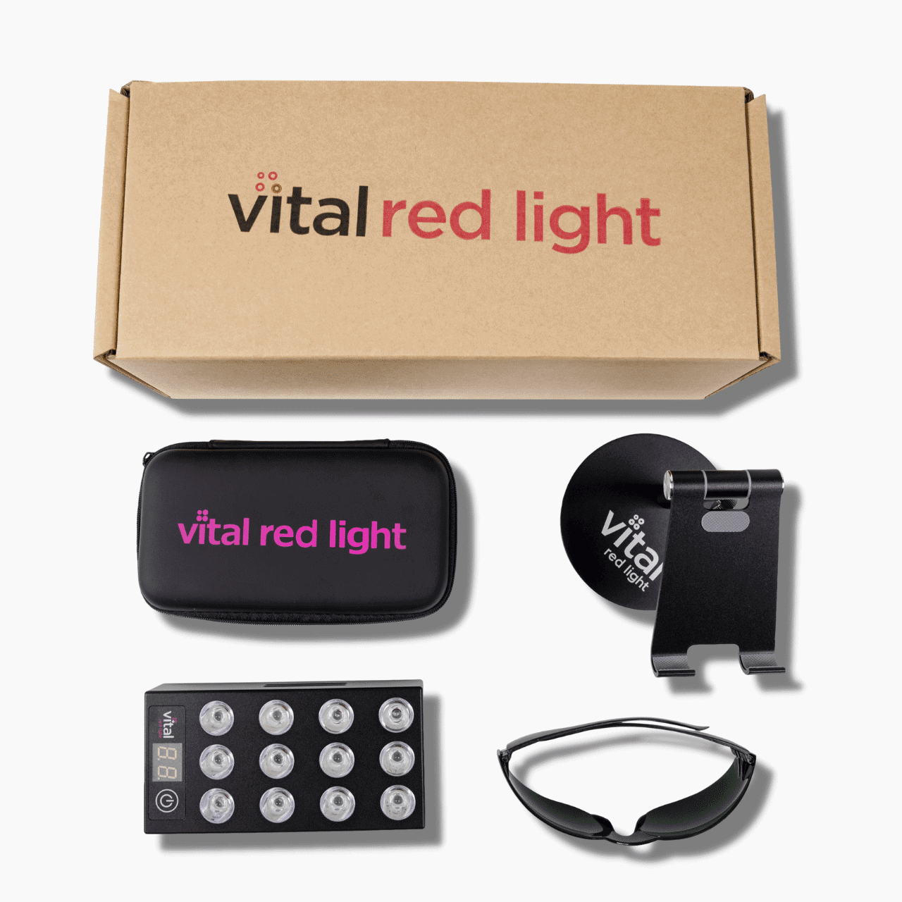 Complete Vital Charge travel kit and accessories